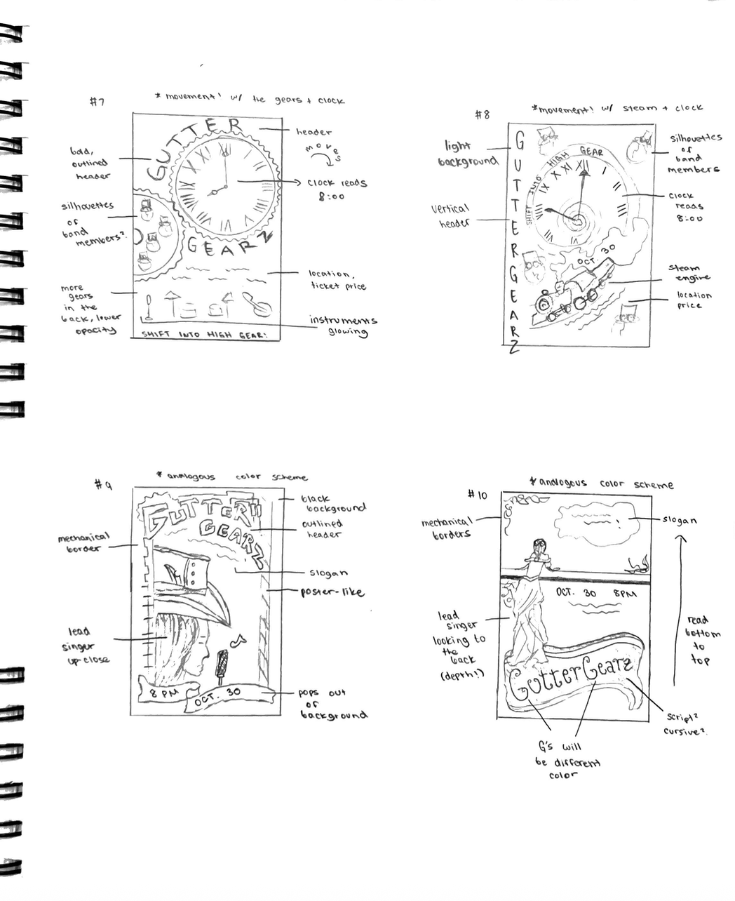 Thumbnail sketches 2